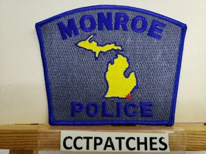 MONROE, MICHIGAN POLICE SHOULDER PATCH MI - Picture 1 of 2