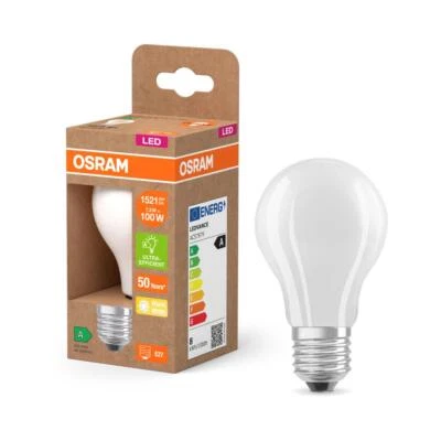 OSRAM E27 LED Lampe Classic matt 7,2W wie 100W warmweißes Licht 2700K - Bild 1 von 4
