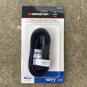 Monster Just Hook It Up 12 ft. L Stereo Plug Cable - Picture 1 of 2