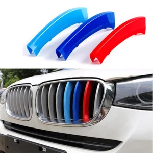 Ajustes de inserción de parrilla para BMW X1 E84 09-2015 M color coche tira de plástico cubierta - Imagen 1 de 7