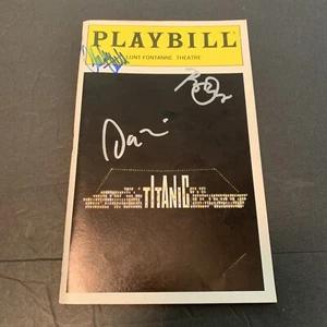 TITANTIC CAST SIGNED AUTOGRAPHED PLAYBILL 1997 3x Signatures - Picture 1 of 6