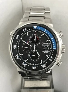 CITIZEN Men’s Eco Drive Endeavor Chronograph Date Steel Bracelet WatchCA0440-51E - Picture 1 of 12