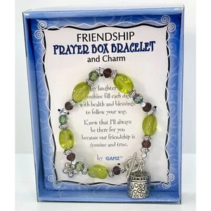 Ganz FRIENDSHIP Prayer Box Bracelet & Charm Gift Set - Picture 1 of 5