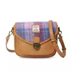 Harris Tweed Mini Saddle Bag - Picture 1 of 29