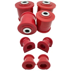 8x VW Transporter T6 (15-24) Rear & ARB 22mm PSB Poly Bushing Kit (RED) - Picture 1 of 4