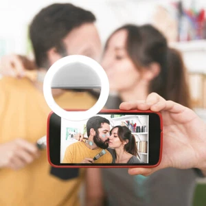 Laptop Selfie Light LED Selfie Ring Light Clip on Selfie Light Portable Selfie - Picture 1 of 12