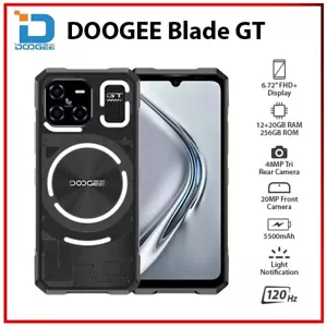 (New) Doogee Blade GT 5G 32GB+256GB GREY Dual SIM Rugged Android Mobile Phone - Picture 1 of 3