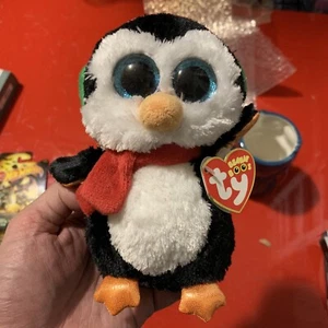 Ty Beanie Boos - NORTH the Holiday Penguin (6 Inch) MINT with MINT TAGS - Picture 1 of 2