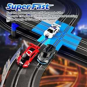 High Speed Series Dual Track Set, 13.5m Electric Track with 4 Vehicles Official - Picture 1 of 8