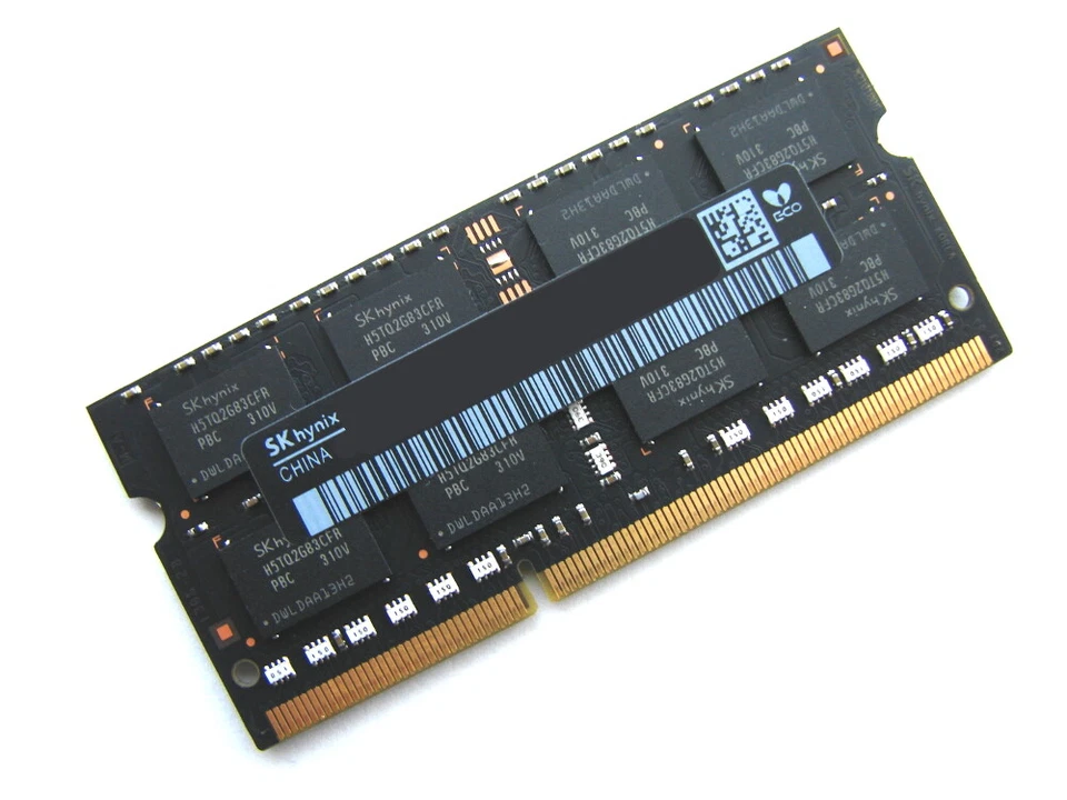 Hynix HMT351S6CFR8C-PB 4GB 2Rx8 PC3-12800S-11-12-F3 DDR3 Laptop Memory (BLACK) - Image 1 of 1