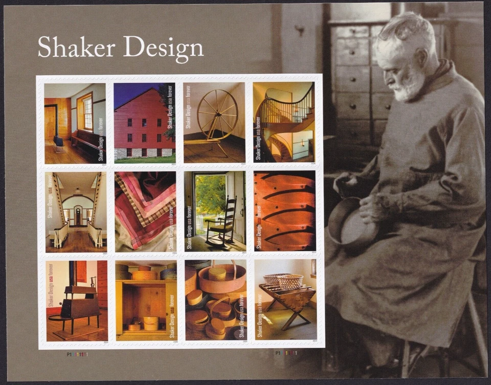 USPS Shaker Design Sheet of 12 Forever Stamps - Image 1 of 1