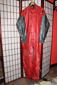 Rukka Motorcycle RED Rain Suit  size 48 , ALY