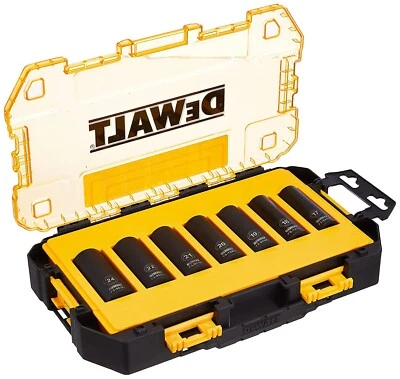 DEWALT DWMT74737-0 Drive Deep Impact Metric Socket Set, 1/2 Inch, 7 Piece - Image 1 of 4