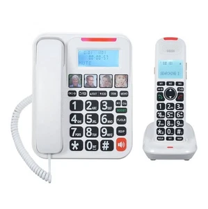 Rozszerzalny zestaw telefoniczny - przewodowy / bezprzewodowy system telefoniczny z sekretarką - Zdjęcie 1 z 2