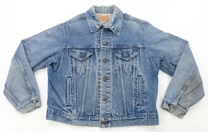 Rare Vintage LEVI’S STAUSS Type III Trucker Denim Jean Jacket 70s 80s Blue SZ 46 - Picture 1 of 12