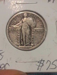 1919 Standing Liberty Quarter. Nice Details! RARE! - Picture 1 of 4