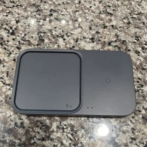 Samsung 15W Duo Fast Wireless Charger Pad - Black - Photo 1 sur 7