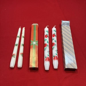 Avon Festive Holiday Spitzkerzen / Vintage - Bild 1 von 9