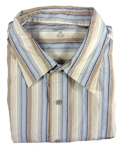 NEW VINTAGE MEN'S 2XL SONOMA SHORT SLEEVE 100% COTTON SHIRT - NEW WITH TAGS - Picture 1 of 3