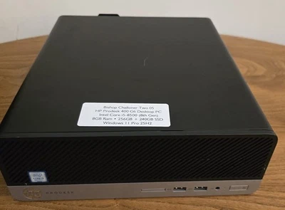 HP ProDesk 400 G6 SFF PC, i5-8500, 8GB-RAM, 256GB+240GB-SSD, Windows 11 Pro * - Bild 1 von 4