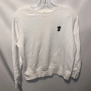 Uniqlo x Kaws x Peanuts White Snoopy Pullover Sweatshirt Kids 11-12 WMNs Small - Picture 1 of 6