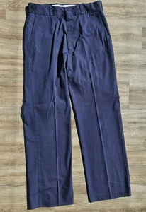 Vintage Big Mac Workwear Herren Gr. 33 x 31 Hose Marineblau Hergestellt in den USA - Bild 1 von 10