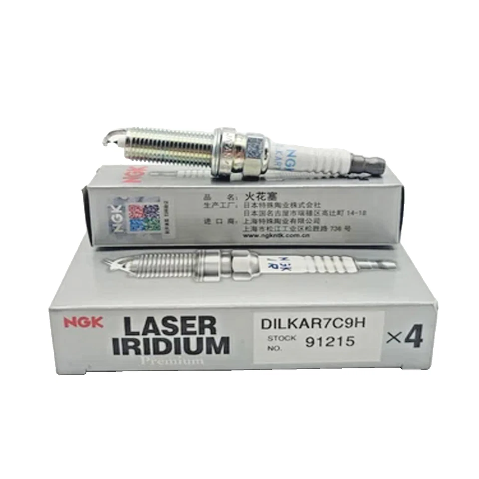Bujía genuina 4 piezas NGK DILKAR7C9H 91215 para Nissan Juke 2011-2017 1,6 T L4 Foto 1 de 1