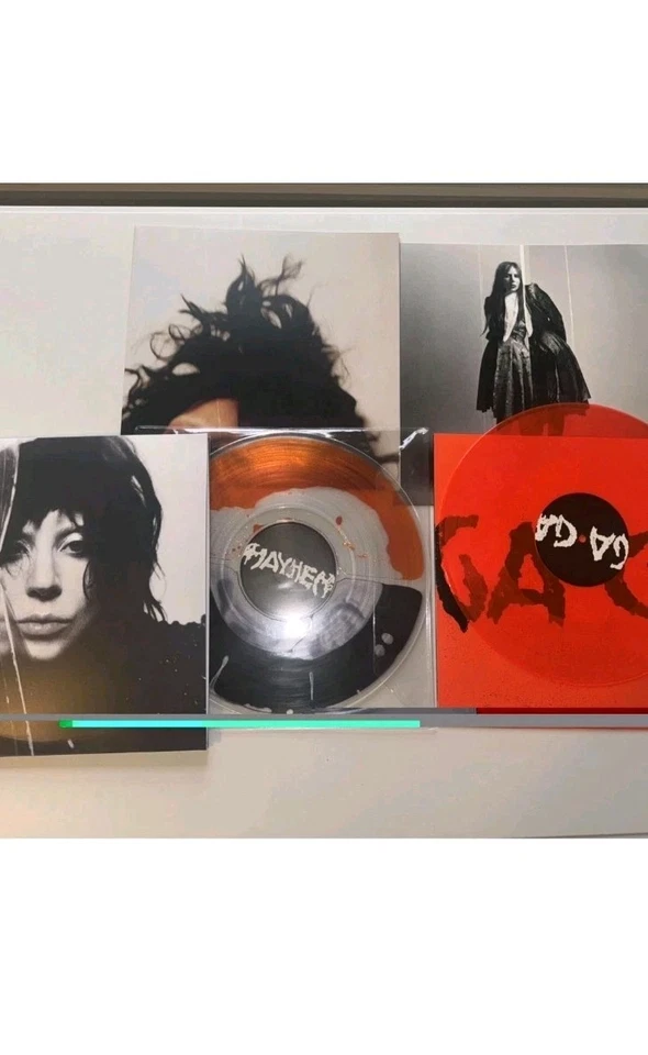 LADY GAGA MAYHEM RARE LIQUID  2  VINYLS RARE SOLD OUT INCL POSTER HEAVY LIQ LP - Image 1 of 4