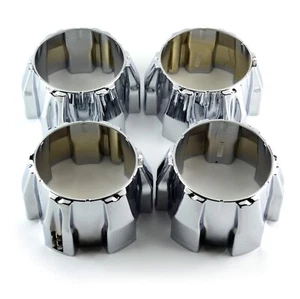 138mm 5.43in Chrome Open End Center Caps for ION Alloy 171/174 Wheels #C101711-0 - Picture 1 of 7