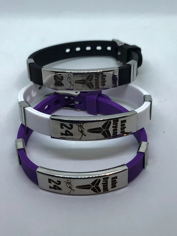 Kobe Bryant Silicone Wristband Bracelet 4 To Choose From US SELLER Free Shipping Cover