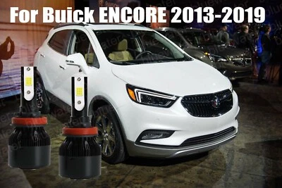 Kit de faros LED para Buick ENCORE 2013-2019 H11 6000K blanco CREE bombillas haz bajo Foto 1 de 4
