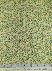 Vintage Nature's Splendor Cheri L Strole Moda Cotton Fabrics 1.5yds Sew Quilt - Picture 1 of 2