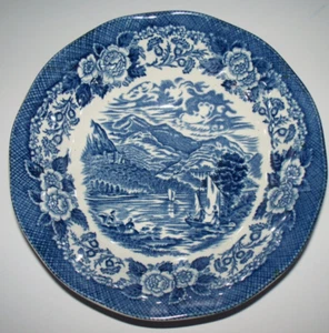 Cuenco de cereal azul Royal Warwick Lochs of Scotland - Imagen 1 de 4