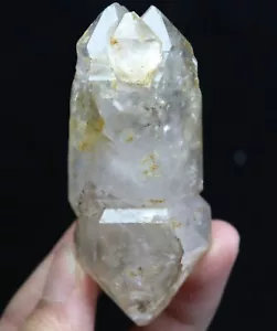 Natural Herkimer Diamond Quartz Crystal Stone Point Healing Mineral Specimen - Picture 1 of 23