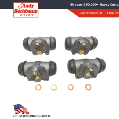 For 1933-1938 DeSoto Front & Rear Left & Right Brake Wheel Cylinder Set Of 4 - Image 1 of 4