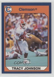 1990 Collegiate Collection Clemson Tigers Tracy Johnson #19