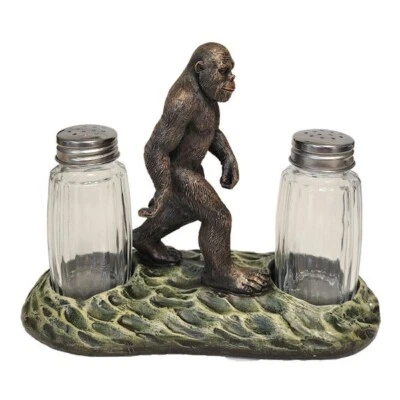 BIGFOOT Walking Sasquatch Salt & Pepper Shaker Set, by DeLeon Collections - Image 1 of 4