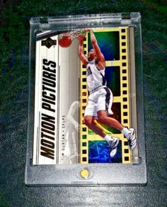 TIM DUNCAN UD MOTION PICURES INSERT CARD SPURS HOF - Picture 1 of 5