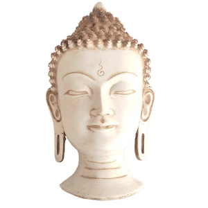 Buddha Mask 8" Wall hanging Art Sculpture Painting Wall Décor mask Religious Gif - Picture 1 of 5