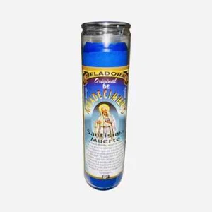 SANTA MUERTE AGRADECIMIENTO Veladora - Grateful to Holy Death Fixed Candle - Picture 1 of 2