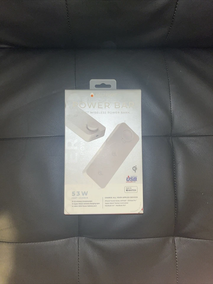 EGGTRONIC Power Bar | Apple Fast Charging System 2 Qi Wireless 10,000mAh Power - Image 1 of 3