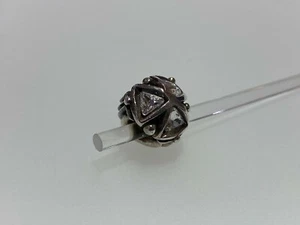 Authentic Trollbeads Unique Glass Brand New Charms Crystal Triangles 12301 - Picture 1 of 2