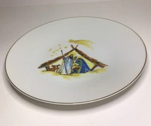 Hutschenreuther HUT133 escena de Navidad plato comedor belén de colección - Imagen 1 de 17