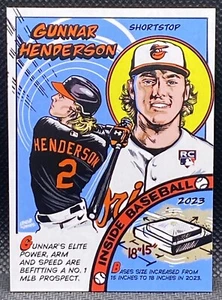 🔥🔥 2023 Topps Archives Gunner Henderson RC Card Comic #79TC-4 Orioles 🔥🔥 - Bild 1 von 2