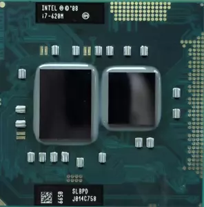 Intel Core i7-620M 2.66GHz 4M Dual Core Processor SLBPD CPU Socket G1 For Laptop - Picture 1 of 1