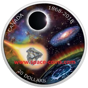 Canadá 2018, Royal Astronomical Society, Campo Meteorite, RASC, $20, 1868-2018 - Imagen 1 de 3