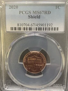 2020 D Lincoln Cent PCGS MS67RD Penny - Picture 1 of 2