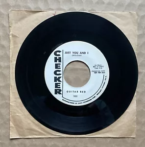 Just You And I / Old Fashioned Love - Guitar Red PROMO 7" (45rpm, 1961, Checker) - Picture 1 of 4
