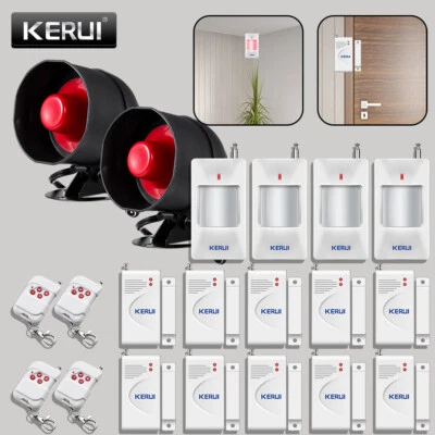KERUI Alarm Home Security System Door Sensor Garage Detect Anti-theft Loud Alert - Image 1 of 4