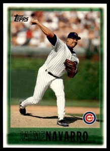 1997 Topps Baseball Card Jaime Navarro efefe Chicago Cubs #21 - Picture 1 of 2